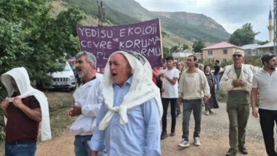 Bingöl'ün Karlıova ilçesine bağlı Kaynarpınar köyünde jeotermal kaynak arama çalışmaları