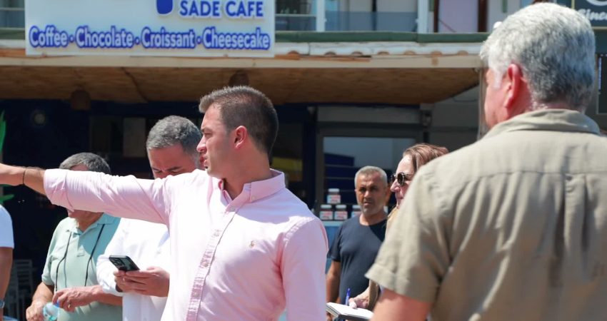 Bodrum Belediye Başkanı Tamer Mandalinci, haftanın ilk saha çalışmasını Gündoğan