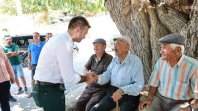 Bodrum Belediye Başkanı Tamer Mandalinci, mahallelerin ihtiyaçlarını yerinde tespit etmek,