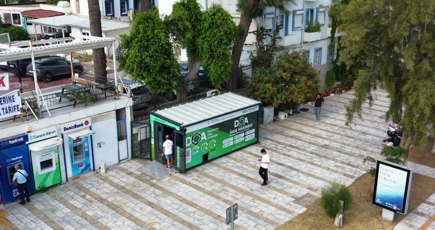 Bodrum Belediyesi, atıklarının geri dönüşüme kazandırılması amacıyla "Depozitosu Olan Ambalajlar