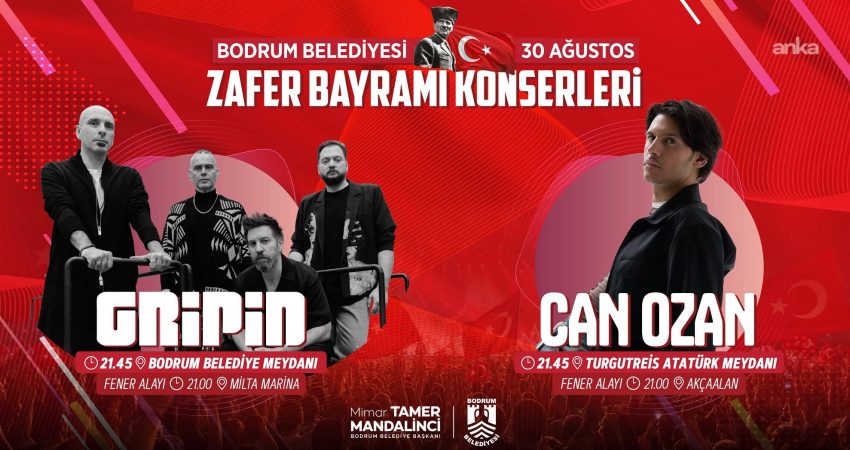 Bodrum Belediyesi, 30 Ağustos Zafer Bayramı’nı bu yıl da kentin