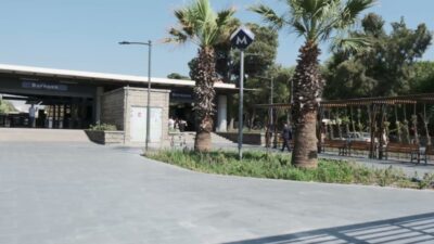 İzmir Büyükşehir Belediyesi, Bornova Aktarma İstasyonu’nu yaya ve ulaşım konforunu