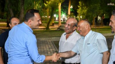 Bornova Belediye Başkanı Ömer Eşki, Çamdibi Bölgesi’nde muhtarlar ve mahalle