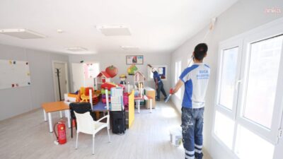 Buca Belediyesi, Pırlanta Çocuk Oyun ve Aktivite Merkezleri’nde başlattığı bakım