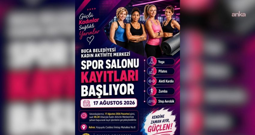 Buca Belediyesi Kadın Aktivite Merkezi’nde yeni dönem spor kayıtları başladı Buca Belediyesi Kadın Aktivite Merkezi’nde yoga, pilates, zumba, step aerobik