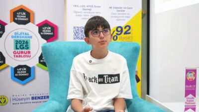 Buca Belediyesi’nin ücretsiz eğitim platformu Dijital Dershane ile sınava hazırlanan