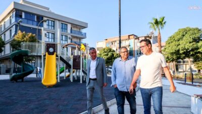 Buca’daki park ve yeşil alanlar, ilçe genelinde başlatılan kapsamlı bakım,