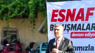 Burdur Belediye Başkanı Ali Orkun Ercengiz, Ateşli Sanatlar Çarşısı esnafıyla