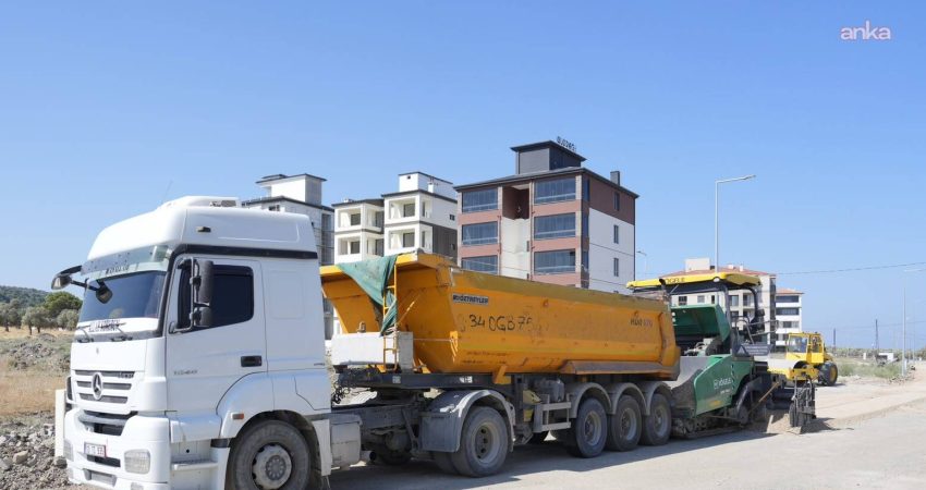 Burhaniye Belediyesi Fen İşleri Müdürlüğü, ilçe genelinde ulaşım ağını güçlendirmek
