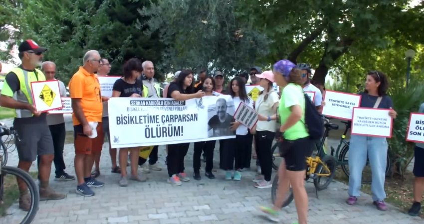 Balıkesir'in Burhaniye ilçesinde, 4 gün önce bisikletiyle Çanakkale-İzmir yolunda seyir