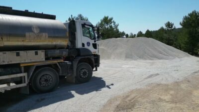 Bursa Büyükşehir Belediyesi, 17 ilçede sürdürdüğü ulaşım çalışması çerçevesinde Keles
