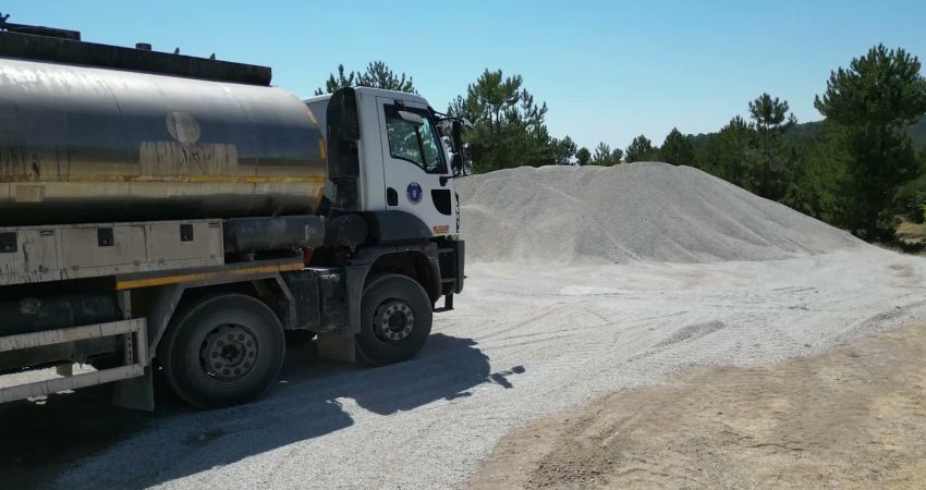 Bursa Büyükşehir Belediyesi, 17 ilçede sürdürdüğü ulaşım çalışması çerçevesinde Keles