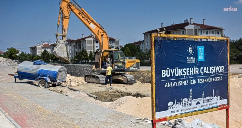 Bursa Büyükşehir Belediyesi, Nilüfer ilçesi 30 Ağustos Zafer Mahallesi’nde bulunan