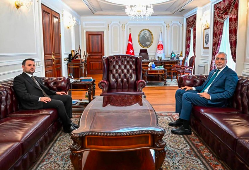 Adalet Bakanı Akın Gürlek, Çalışma ve Sosyal Güvenlik Bakanı Vedat