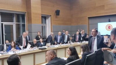 TBMM Adalet Komisyonu'nda "çerçeve yasa" teklifinin görüşmeleri sırasında İYİ Parti