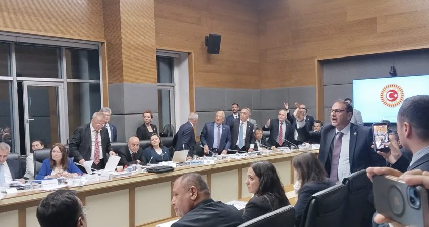 TBMM Adalet Komisyonu'nda "çerçeve yasa" teklifinin görüşmeleri sırasında İYİ Parti