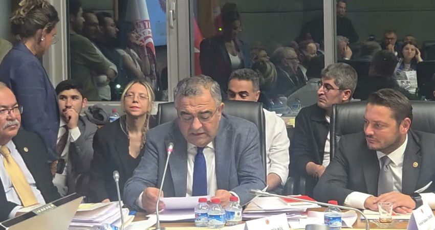 YENİ Parti Diyarbakır Milletvekili Sezgin Tanrıkulu, TBMM Adalet Komisyonu'nda görüşülen