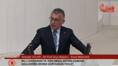 AK Parti Grup Başkanı Abdullah Güler, "Terörsüz Türkiye" süreci kapsamında