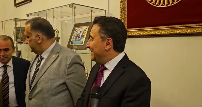 DEVA Partisi Genel Başkanı Ali Babacan, “Terörsüz Türkiye” süreci kapsamında