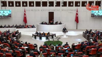 DEM Parti Eş Genel Başkanı Tuncer Bakırhan, TBMM Genel Kurulu'nda