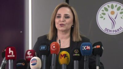 DEM Parti Sözcüsü Ayşegül Doğan, Cumhurbaşkanı Recep Tayyip Erdoğan ile