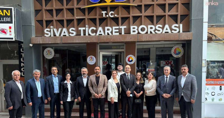 CHP Genel Başkan Yardımcıları Adnan Demirci ve Nevaf Bilek, Sivas