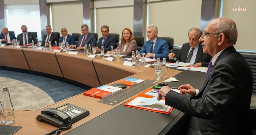 CHP Merkez Yönetim Kurulu (MYK), Genel Başkan Kemal Kılıçdaroğlu başkanlığında