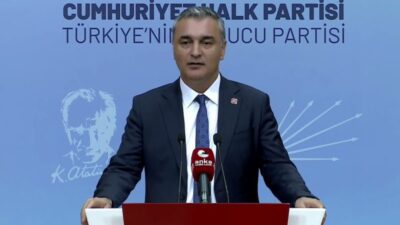 CHP Sözcüsü Müslim Sarı, "Mansur Bey, Cumhuriyet Halk Partisinin siyaseti