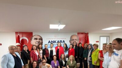 CHP Kadın Kolları Genel Başkanı Ayten Gülsever, partisinin Ankara İl