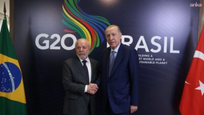 Cumhurbaşkanı Recep Tayyip Erdoğan, Brezilya Devlet Başkanı Lula da Silva