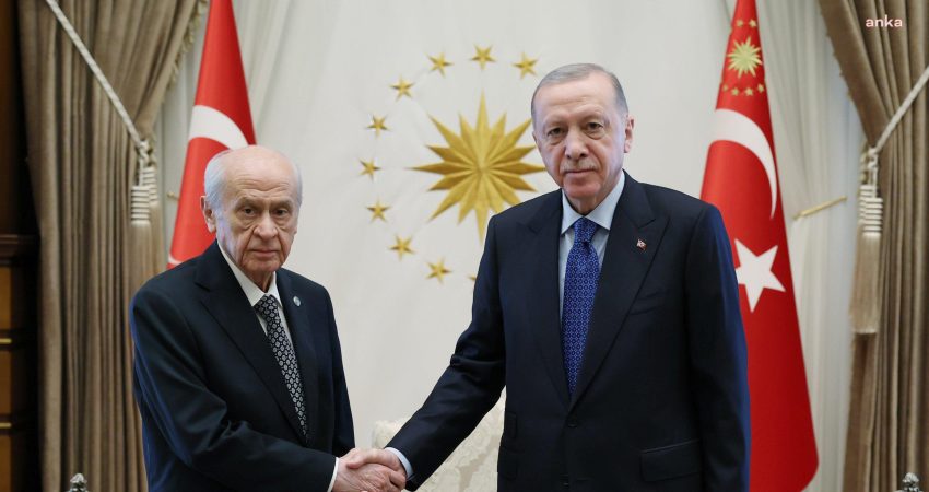 Cumhurbaşkanı Recep Tayyip Erdoğan, MHP Genel Başkanı Devlet Bahçeli'yi bugün