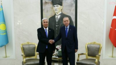 Cumhurbaşkanı Recep Tayyip Erdoğan, Kazakistan Cumhurbaşkanı Kasım Cömert Tokayev ile