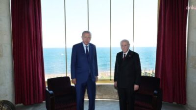 Cumhurbaşkanı Recep Tayyip Erdoğan, MHP Genel Başkanı Devlet Bahçeli ile