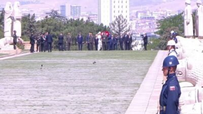Cumhurbaşkanı Recep Tayyip Erdoğan başkanlığındaki Yüksek Askeri Şura (YAŞ) üyeleri,
