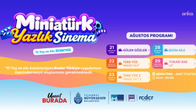 İBB Kültür AŞ bünyesindeki Miniatürk'te "açık hava sinema" gösterimleri başladı.