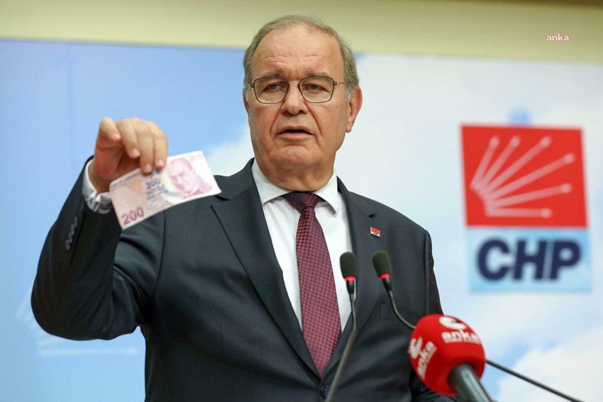 CHP Parti Sözcüsü Faik Öztrak, Temmuz ayı enflasyon verilerine ilişkin,