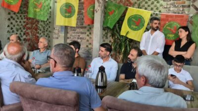 Demokratik Bölgeler Partisi (DBP) Eş Genel Başkanı Çiğdem Kılıçgün Uçar,