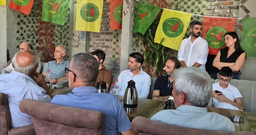 Demokratik Bölgeler Partisi (DBP) Eş Genel Başkanı Çiğdem Kılıçgün Uçar,