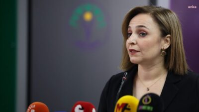  DEM Parti Sözcüsü Ayşegül Doğan, Eş Genel Başkan Tülay Hatimoğulları'nın
