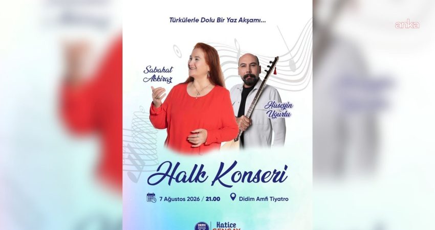 Didim Belediyesi, yaz etkinlikleri kapsamında düzenleyeceği "Halk Konseri" ile türküseverleri