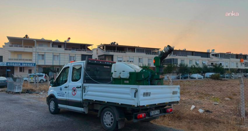 Didim Belediyesi ekipleri, özellikle yaz aylarında artış gösterebilen sinek ve
