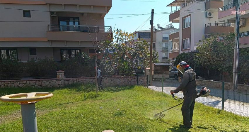 Didim Belediyesi ekipleri, ilçe genelindeki park, yeşil alan ve sahil