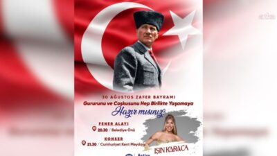 Didim Belediyesi, 30 Ağustos Zafer Bayramı’nı, düzenleyeceği özel programla kutlayacak.