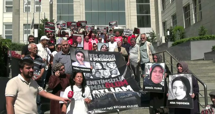 ‘Dilovası İşçi Katliamı Aileleri’ Gebze Adliyesi önünde açıklama yaptı: “Bizi oyalamayın. Tüm sorumluları dosyaya dahil edin” 9 ay önce Dilovası'nda 3'ü çocuk 7 işçinin yaşamını yitirdiği