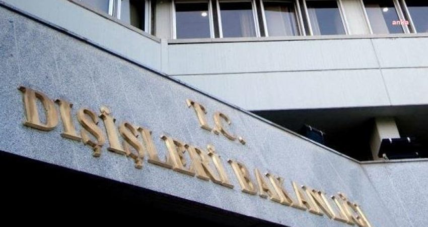 Dışişleri Bakanlığı, İsrail Dışişleri Bakanlığı’nın Cumhurbaşkanı Recep Tayyip Erdoğan’ı hedef