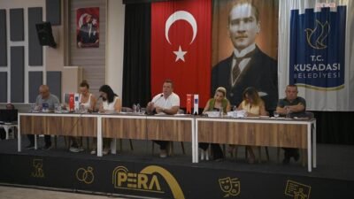 Kuşadası Belediye Meclisi’nin ağustos ayı olağan toplantısı, Başkan Vekili Tahsin