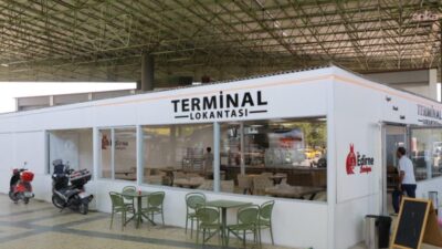 Edirne Belediyesi, şehirlerarası otobüs terminalinde yürüttüğü yenileme ve düzenleme çalışmaları