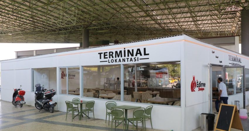 Edirne Belediyesi, şehirlerarası otobüs terminalinde yürüttüğü yenileme ve düzenleme çalışmaları