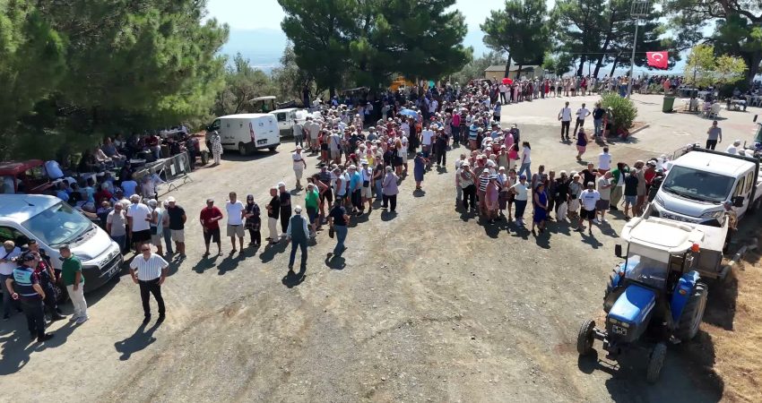 Edremit Belediyesi tarafından düzenlenen 36. Geleneksel Güre Sarıkız Hayrı, Kazdağları’nın