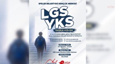Efeler Belediyesi, LGS ve YKS’ye hazırlanan 8. ve 12. sınıf